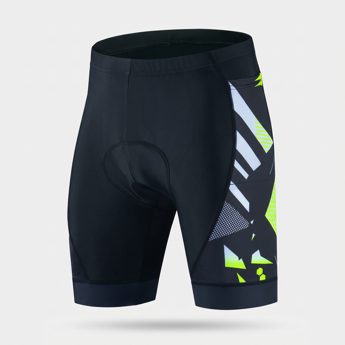 Men’s Padded Cycling Shorts with 4D Gel Chamois and Zipped Rear Pocket