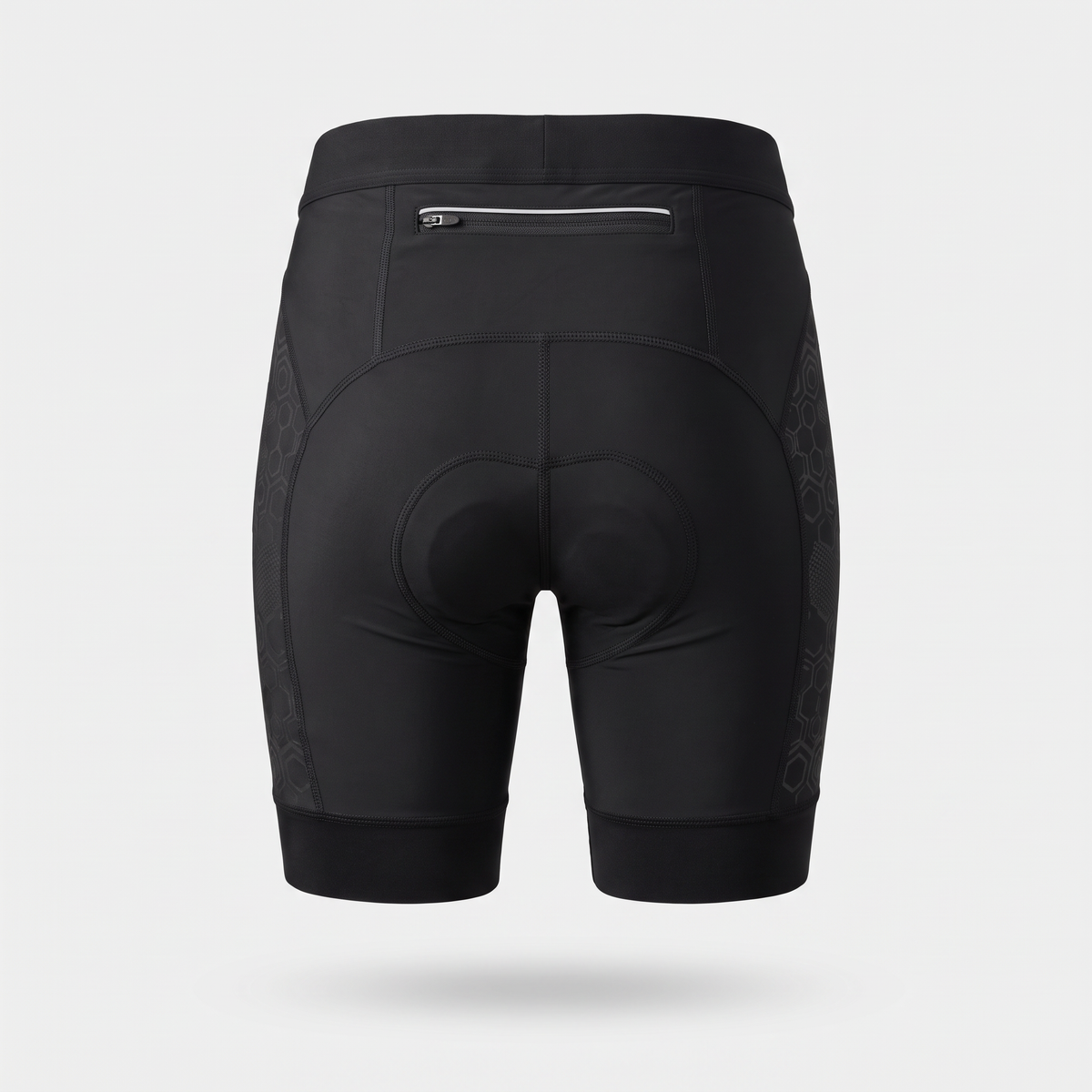 Men’s Padded Cycling Shorts with 4D Gel Chamois and Zipped Rear Pocket
