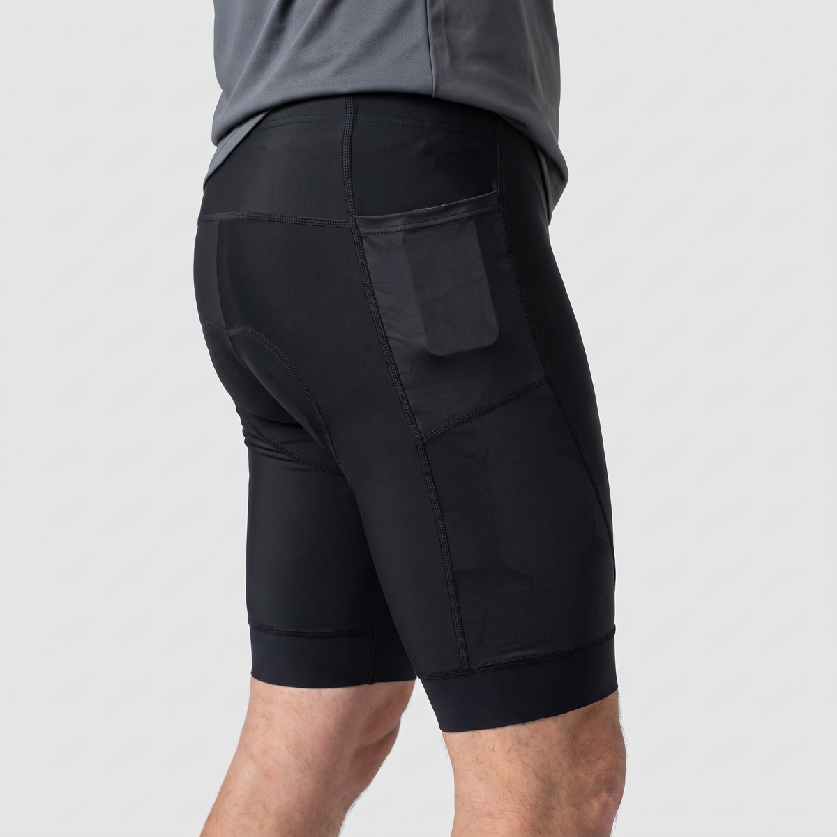 Men’s Padded Cycling Shorts with 4D Gel Chamois and Zipped Rear Pocket