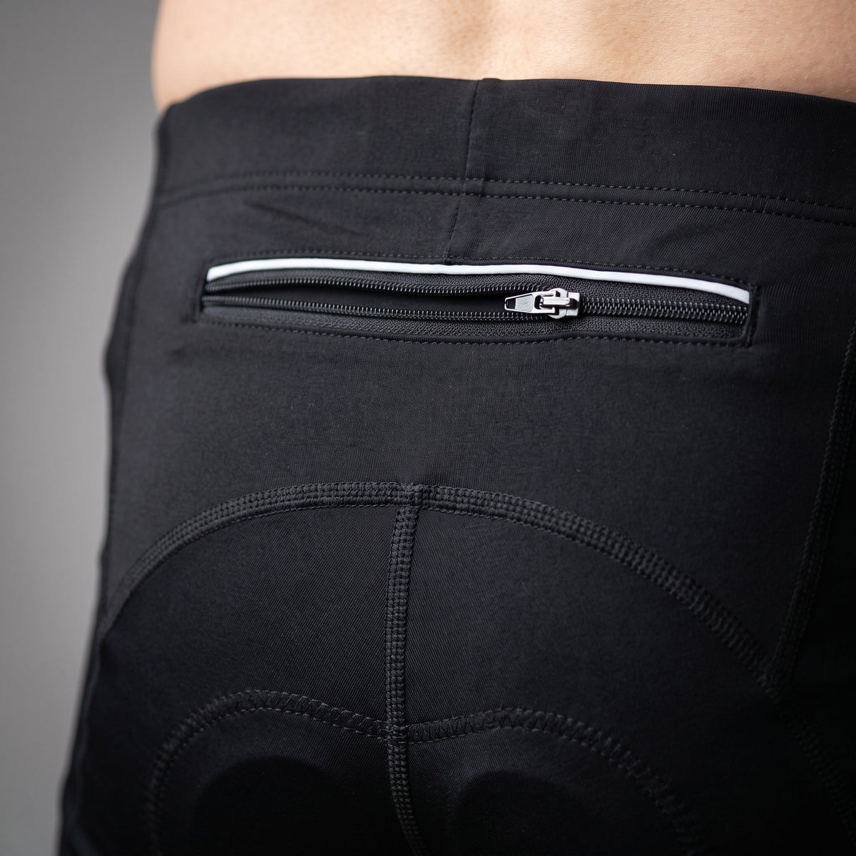 Men’s Padded Cycling Shorts with 4D Gel Chamois and Zipped Rear Pocket