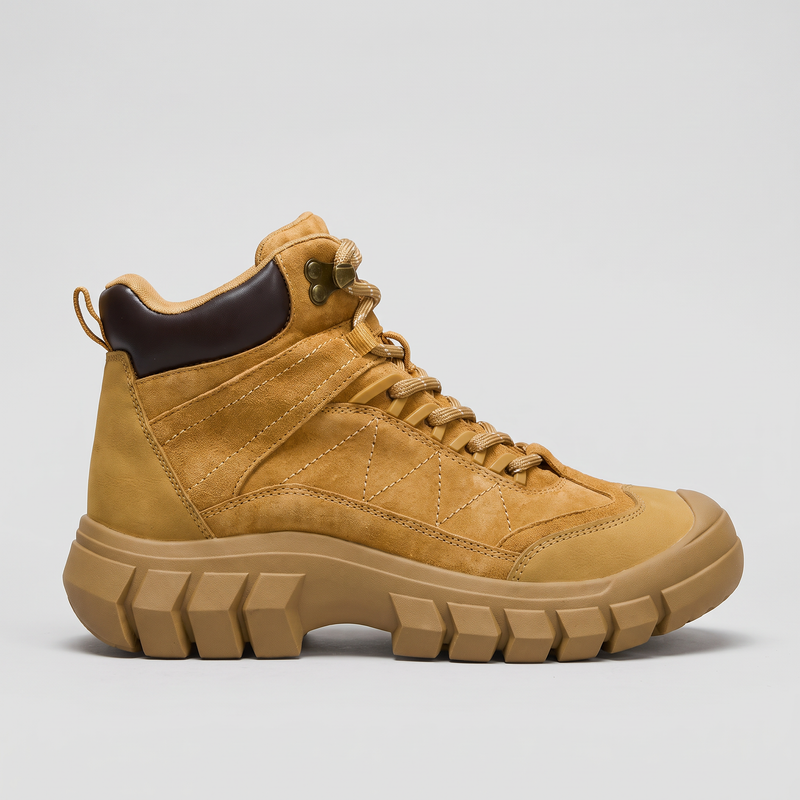 Women's Suede Chunky Sole Walking Boots