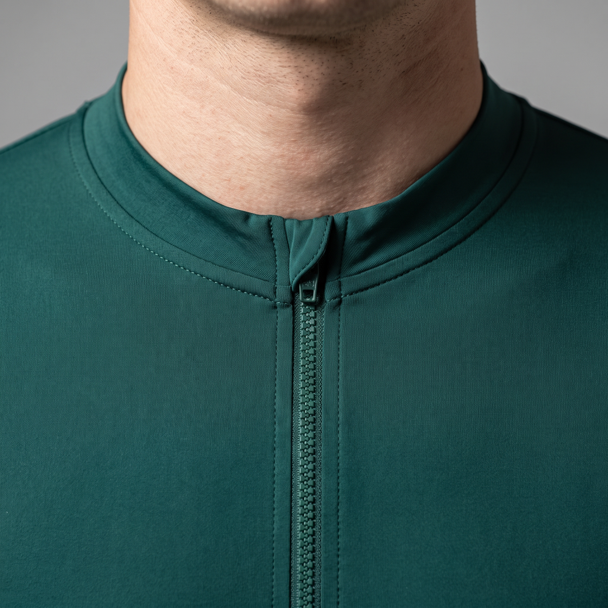 Men's Short Sleeve Cycling Jersey With Zip Rear Pocket And Mesh Panels