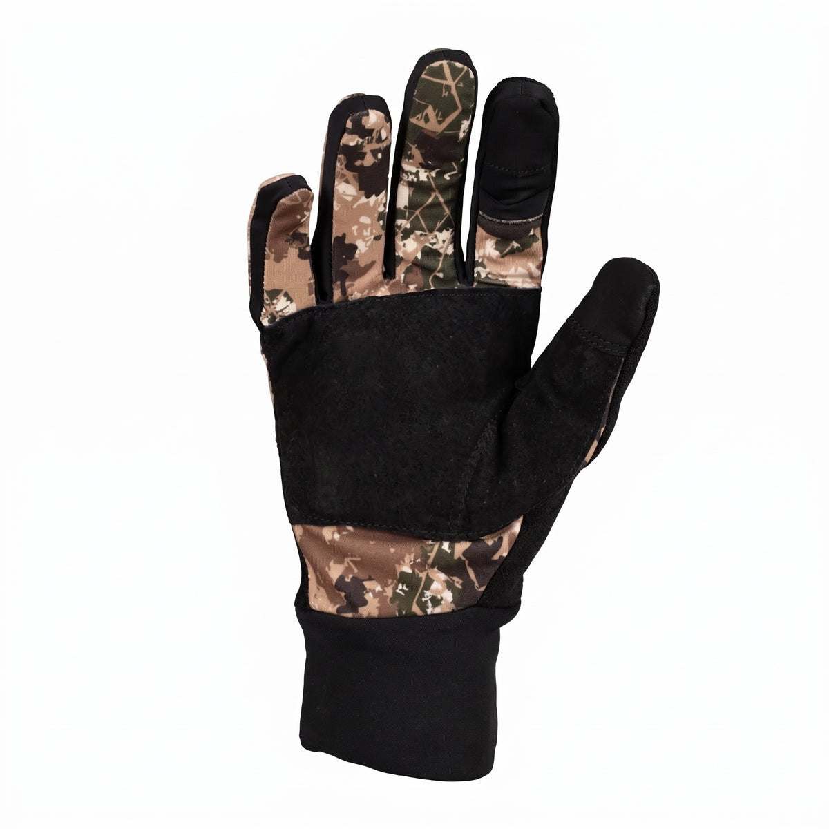 Men's Lightweight Camouflage Hunting Gloves with Touchscreen Fingers and Grip Palm