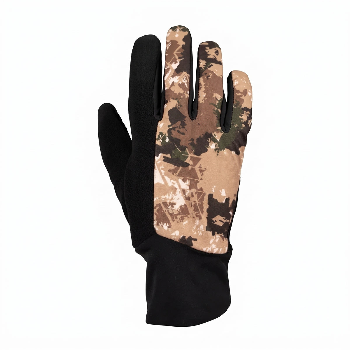 Men's Lightweight Camouflage Hunting Gloves with Touchscreen Fingers and Grip Palm