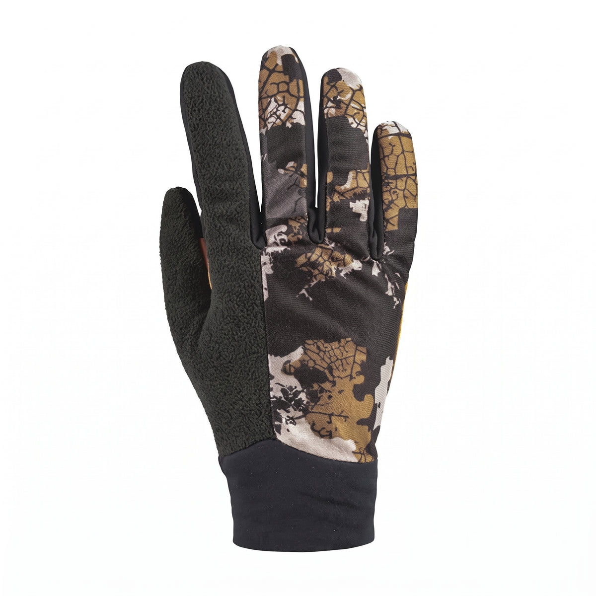 Men's Lightweight Camouflage Hunting Gloves with Touchscreen Fingers and Grip Palm