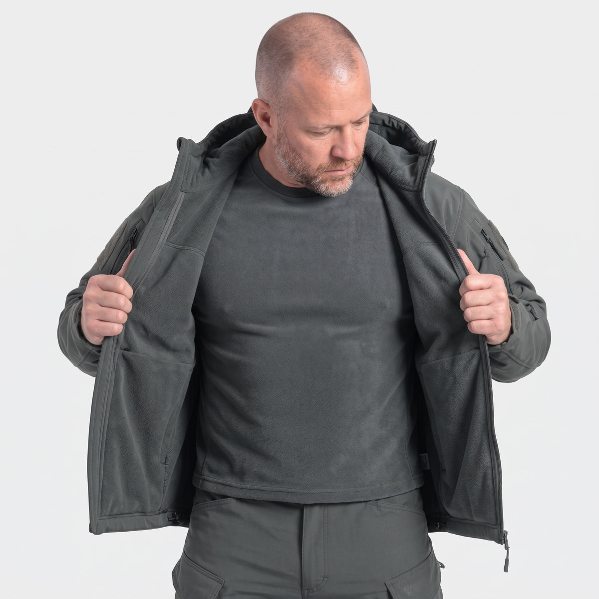 Men's Waterproof Softshell Tactical Jacket and Cargo Pants Set