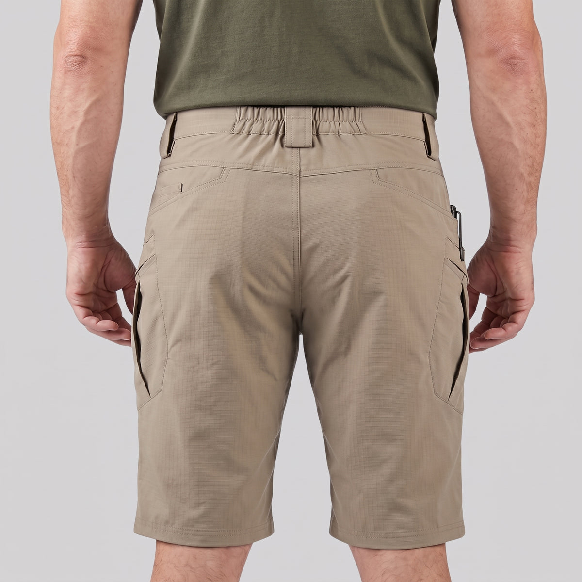 Men’s Water Resistant Tactical Cargo Shorts with Multiple Pockets