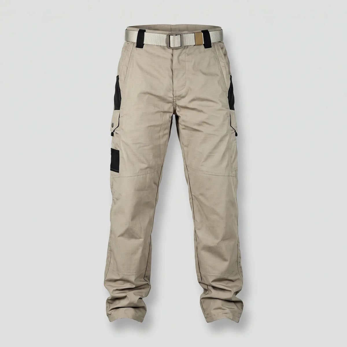 Men's Weather Resistant Outdoor Pants With Water Repellent Finish And Zip Pockets