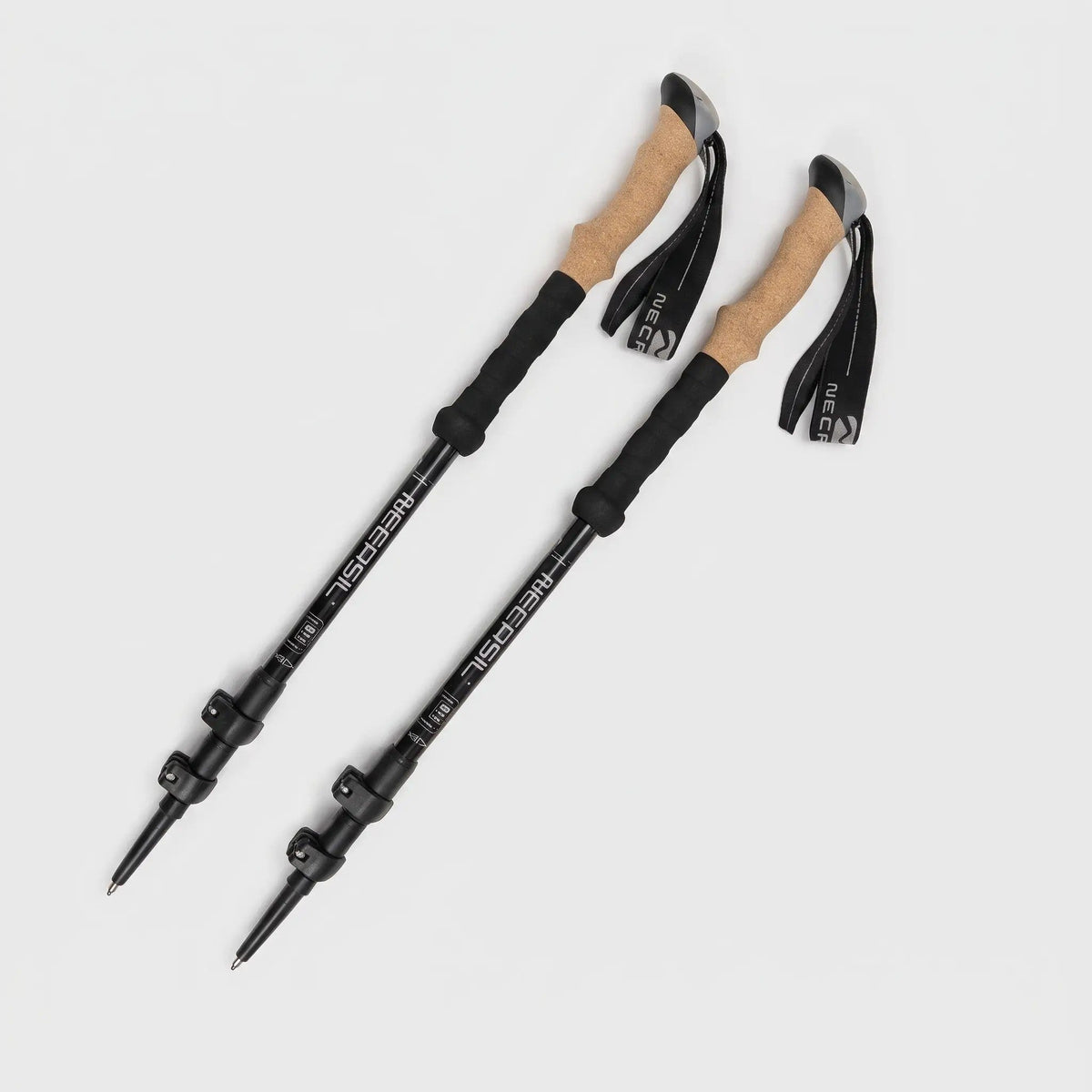 Unisex Lightweight Aluminum Trekking Pole with Shock Absorbing System