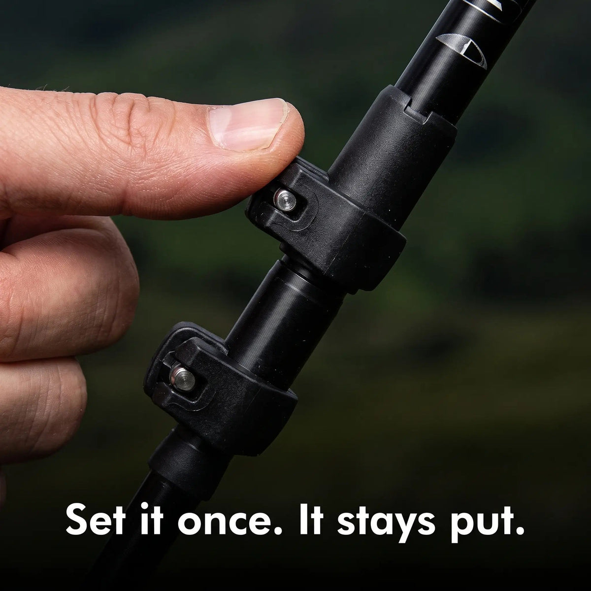 Unisex Lightweight Aluminum Trekking Pole with Shock Absorbing System