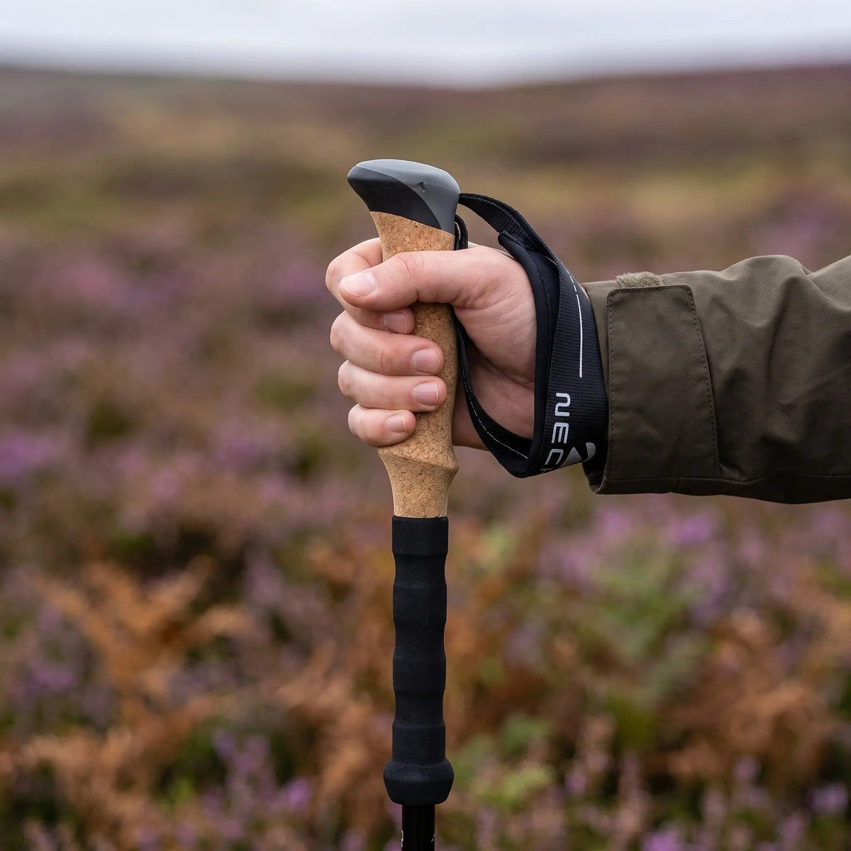 Unisex Lightweight Aluminum Trekking Pole with Shock Absorbing System