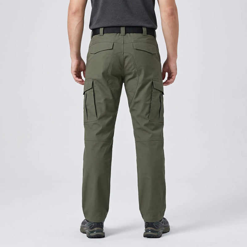 Men's Weather Resistant Outdoor Pants With Water Repellent Finish And Zip Pockets