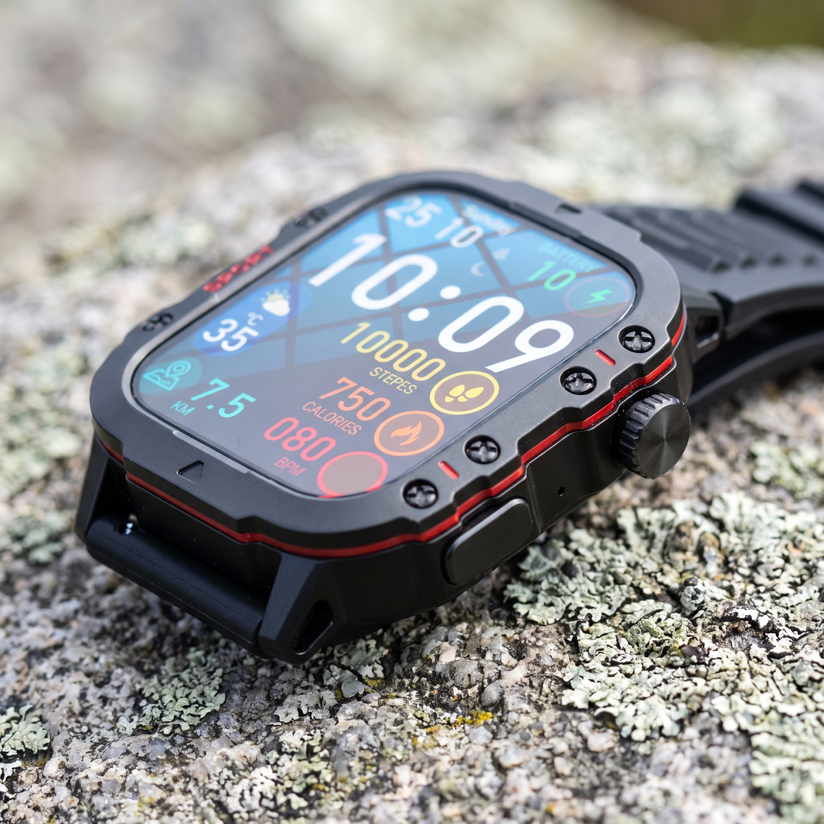Men's Rugged Outdoor Smart Watch with Bluetooth Calling and Fitness Tracking