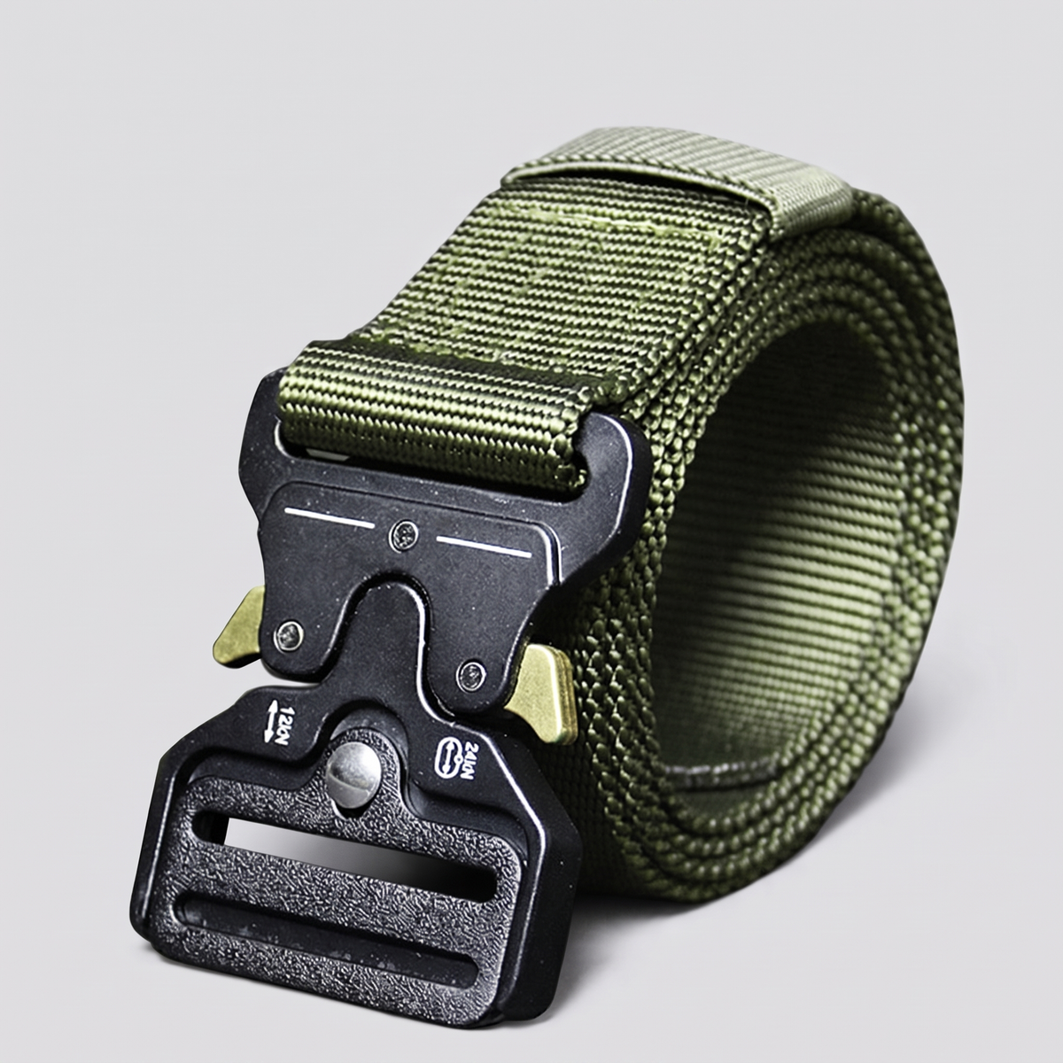 Men's Tactical Webbing Belt with Quick Release Buckle