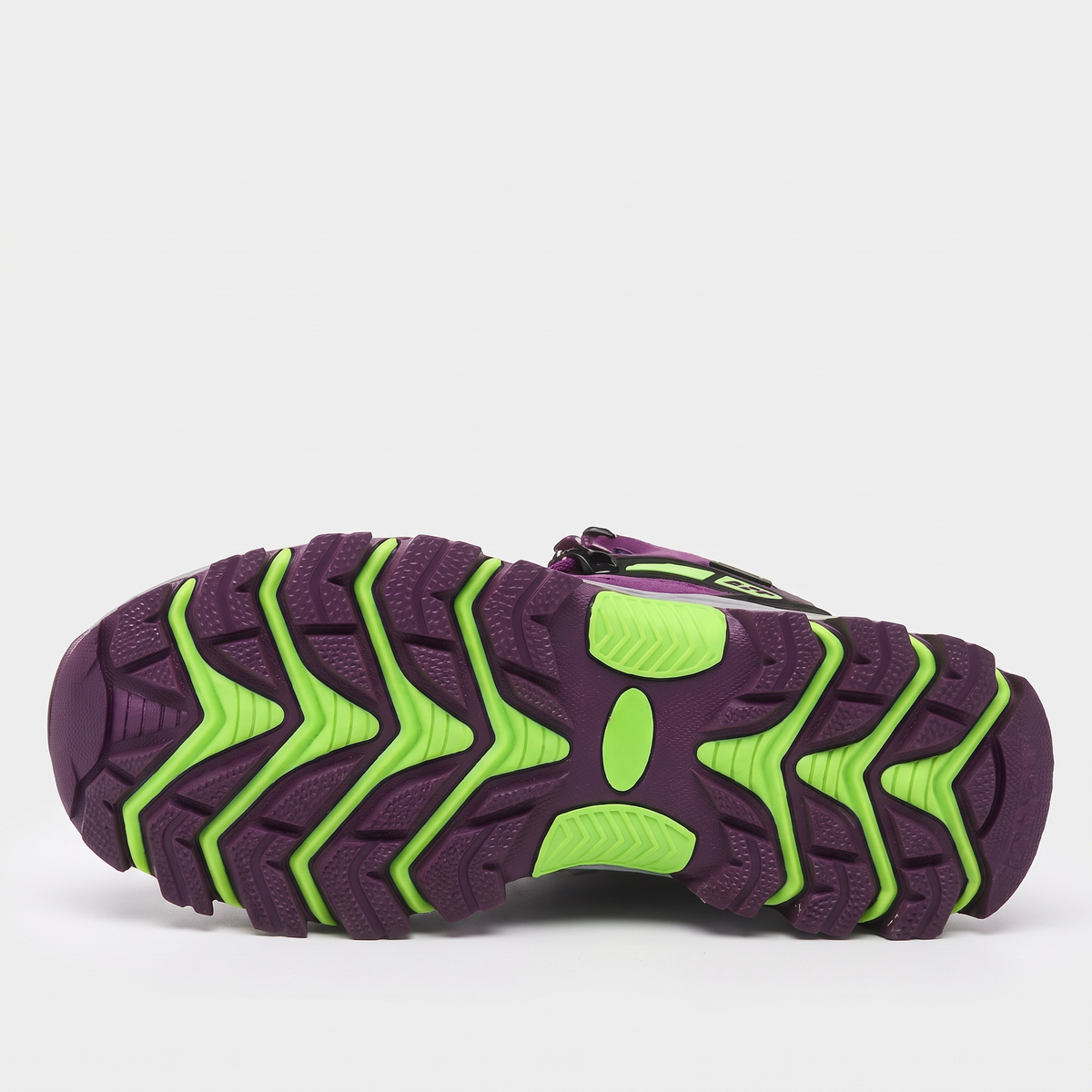 Women's Mid Cut Walking Boots with Rubber Toe Cap and Lug Sole
