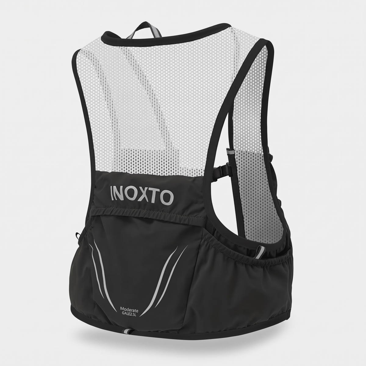 Men's Trail Running Vest with Soft Flasks and Reflective Details