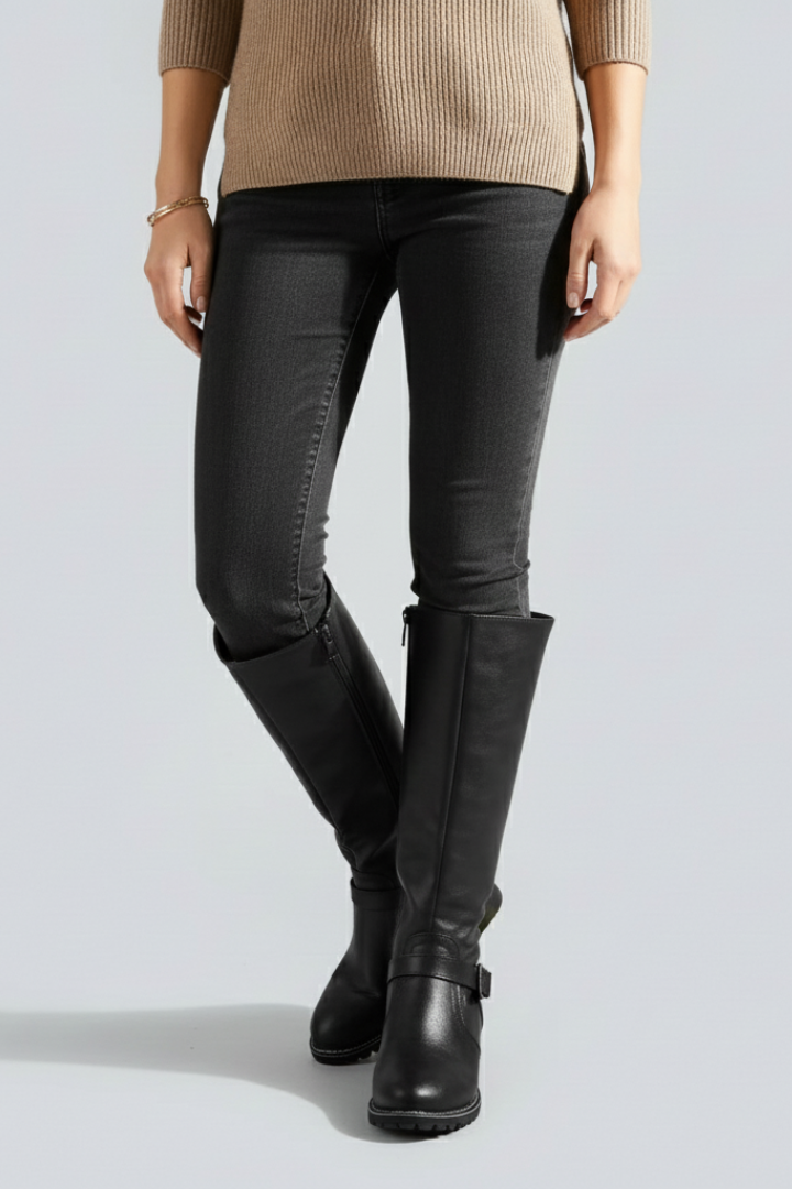 Women's Heeled Ankle Boots | Buckle-Detail Booties