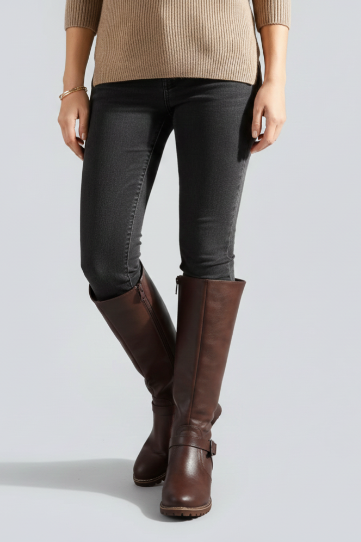 Women's Heeled Ankle Boots | Buckle-Detail Booties