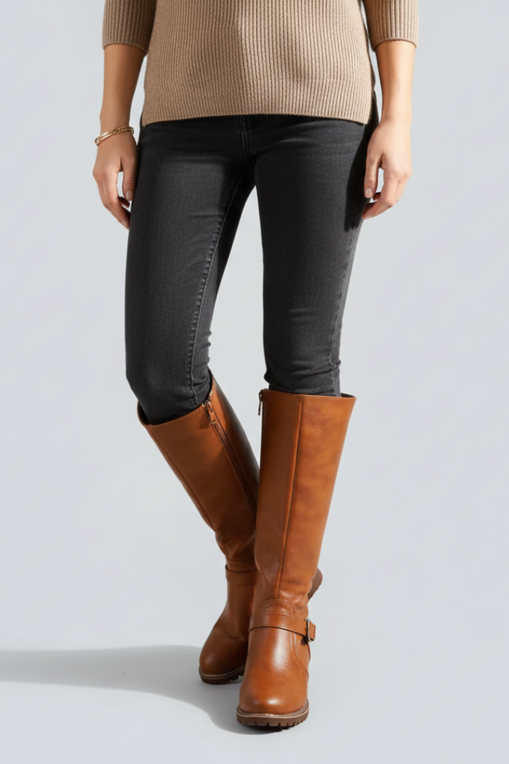 Women's Heeled Ankle Boots | Buckle-Detail Booties