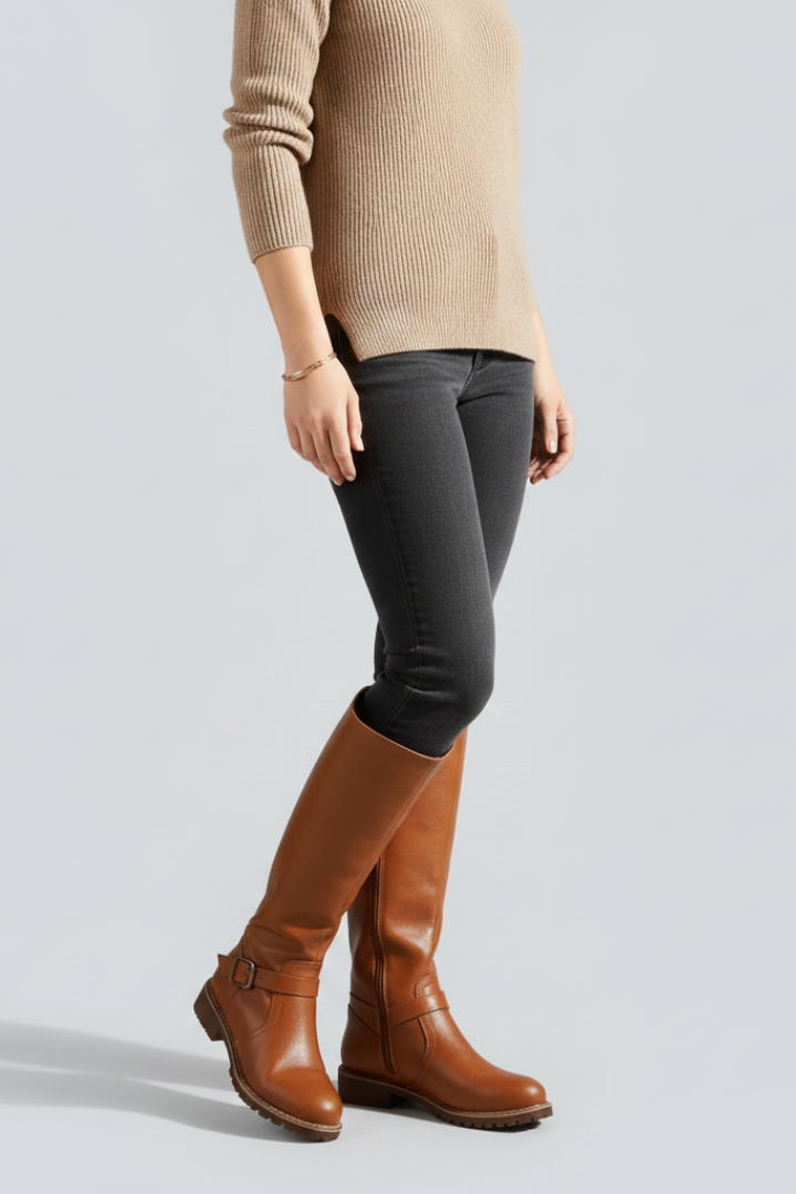 Women's Heeled Ankle Boots | Buckle-Detail Booties