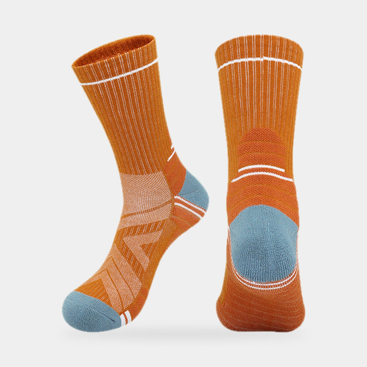 Men's Wool Blend Hiking Socks with Cushioned Sole and Arch Support