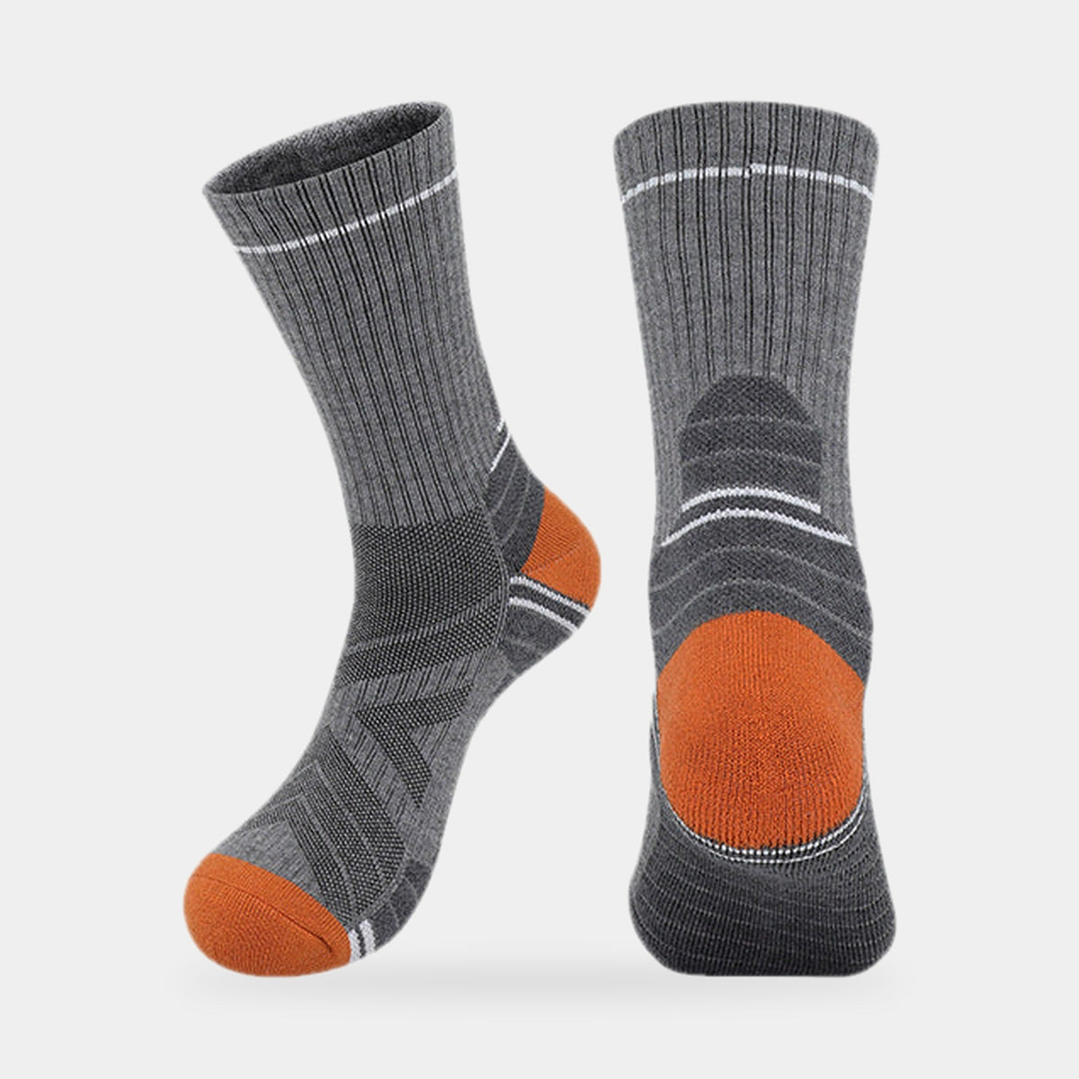 Men's Wool Blend Hiking Socks with Cushioned Sole and Arch Support