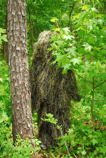 Men's Ultra Light Woodland Ghillie Suit with BDU Jacket and Pants